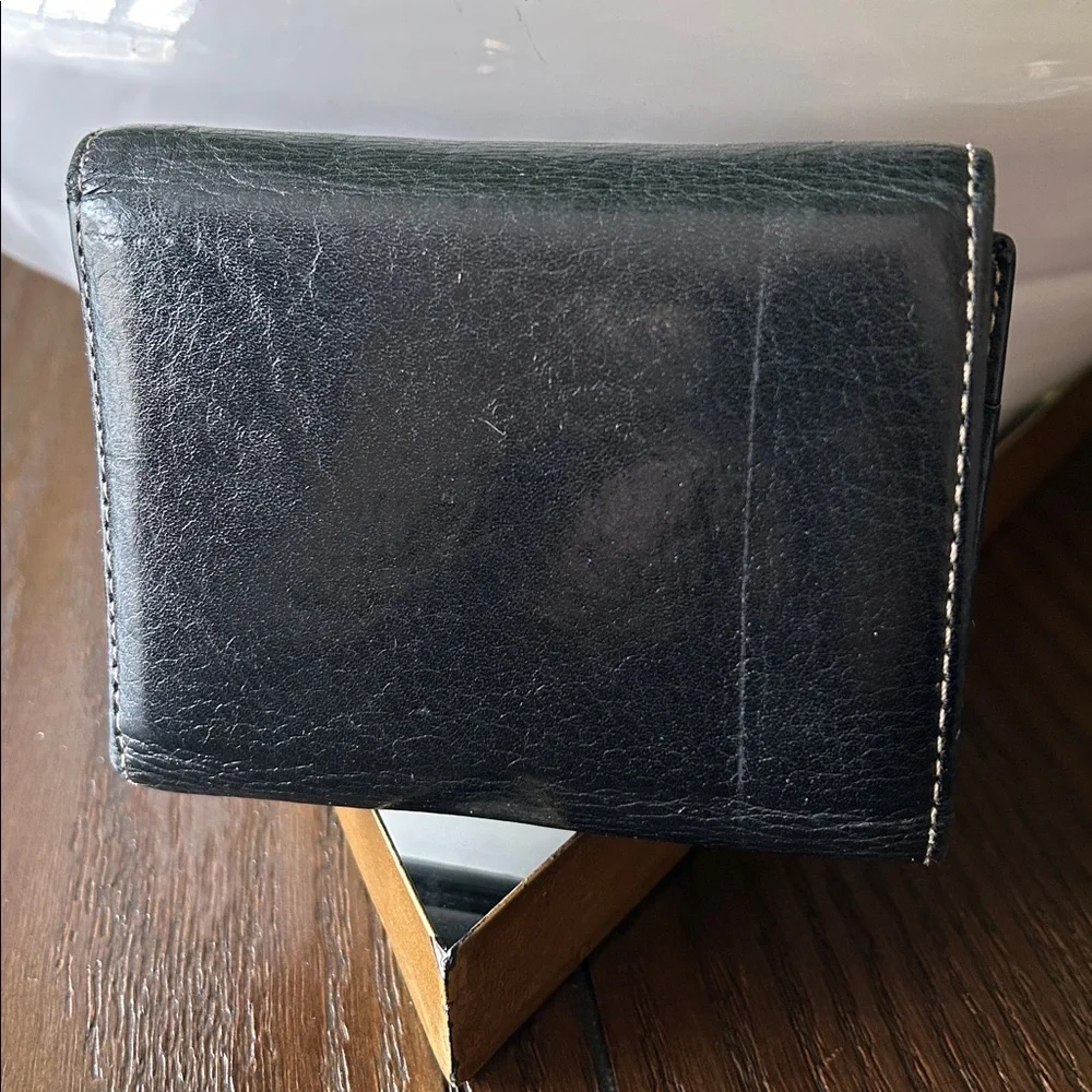 Christian Dior Vintage Saddle Bifold Compact Wallet